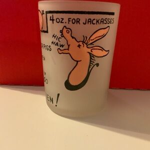 Vintage bar shot glass  from 1950’s souvenir of Chicago.